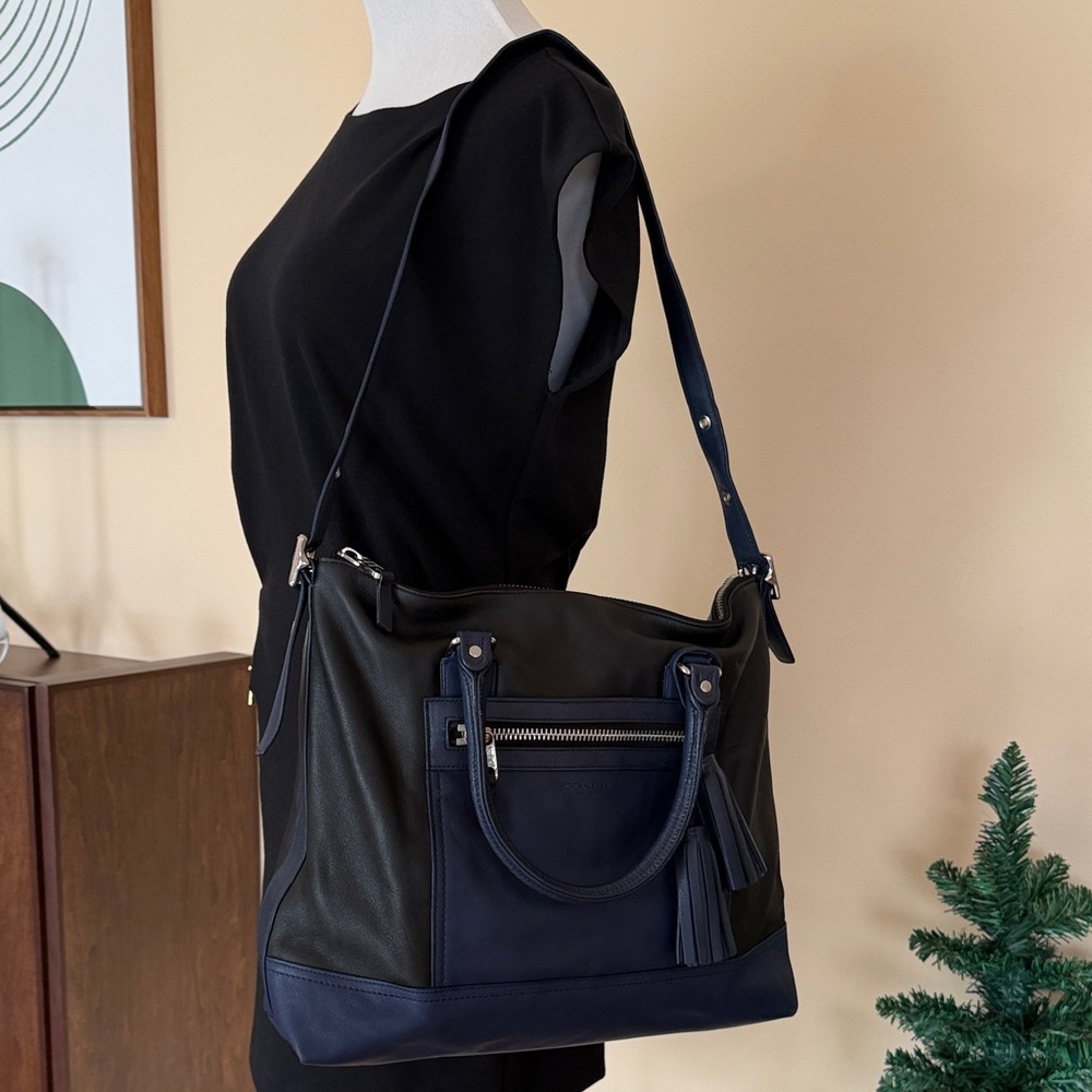 Coach Legacy Color Block Tote Bag - Picture 11 of 13